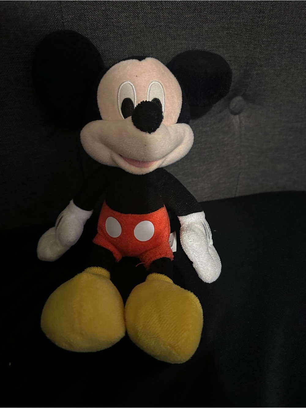 Disney Mickey Mouse Plush - Black, Red, Yellow, White